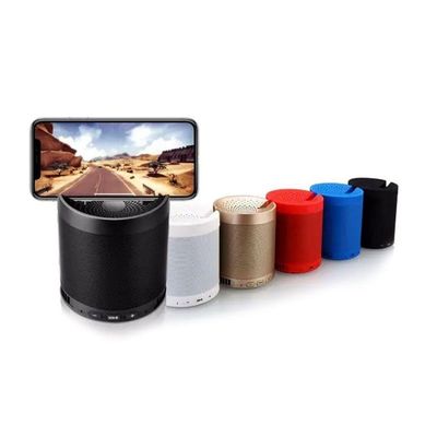 Mini Speaker Portátil Bluetooth Caixa Som Portátil PC Computador Wireless Micro C/ ENCAIXE DE CELULAR -PRETO