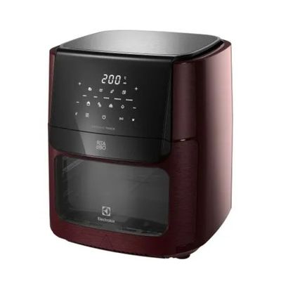 Air Fryer Oven Electrolux por Rita Lobo 12L Digital Vermelha Escura Experience 1700W (EAF86) 220V