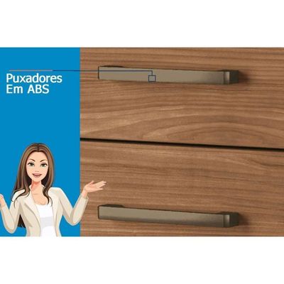 Mesa Cabeceira Plus C- 2 Gavetas Atacama-jatobá - Santos Andirá