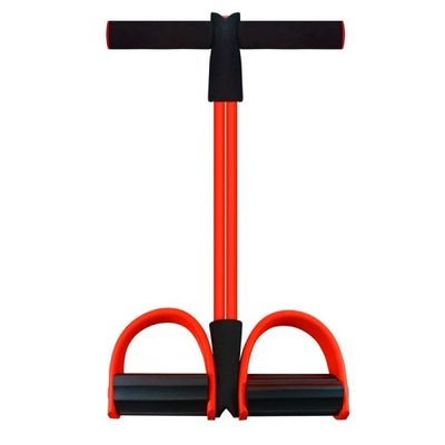 Corda com 4 Tubos Elásticos para Fitness e Musculação – Portátil e Resistente
