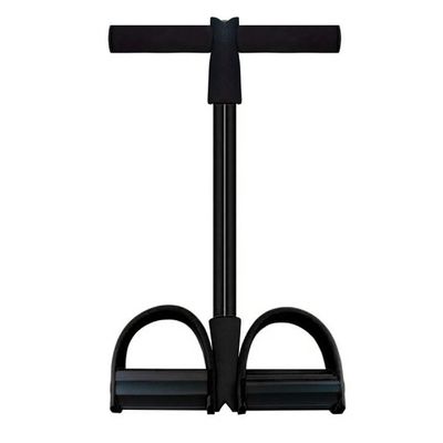 Corda com 4 Tubos Elásticos para Fitness e Musculação – Portátil e Resistente
