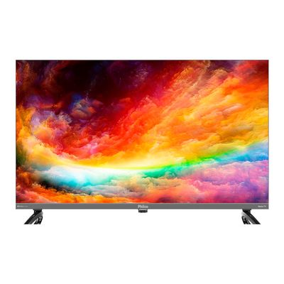 Smart Tv Led 43" Roku TV P43KRA Dolby Áudio Philco Preta Bivolt