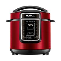 Panela de Pressão Elétrica 6L Mondial PE60 Vermelha 127V
