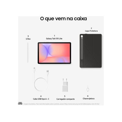 Tablet Samsung Galaxy Tab S10 Lite 128GB WiFi - Cinza
