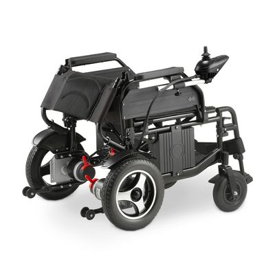 Cadeira de Rodas Motorizada Dobrável até 120 kg Assento de 48 cm D800 Dellamed Preto