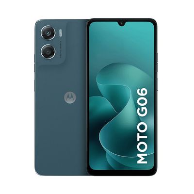 Smartphone Motorola Moto G06 128GB - Azul Marinho, 12GB (4GB RAM +8GB RAM Boost), Câmera 50MP e Tela 6,9"