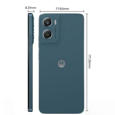 Smartphone Motorola Moto G06 128GB - Azul Marinho, 12GB (4GB RAM +8GB RAM Boost), Câmera 50MP e Tela 6,9"