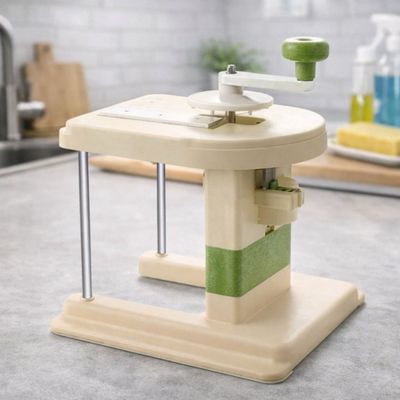 Cortador de Legumes Manual Multifuncional com Lâminas Picador de Vegetais Cozinha Bege