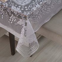 Toalha De Mesa Uva Em Renda Retangular 2,17m X 1,60m 100% Poliéster - Uva