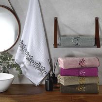 Toalha De Rosto Eden Avulsa 01 Peça 450g/m² 80cm X 50cm 100% Algodão - Violeta