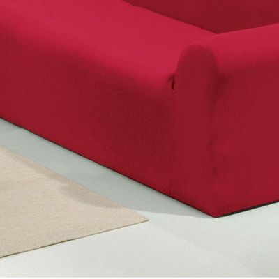 Jogo 2 Capas De Sofá 2 E 3 Lugares Malha Gel 100% Poliéster Vermelho