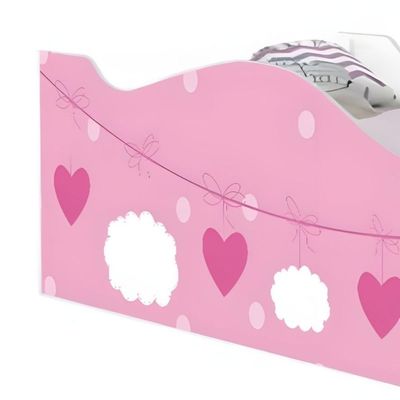 Mini Cama Joy Nuvens Meninas Com Colchão