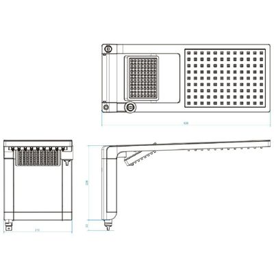 Chuveiro Acqua Duo Black Matte Gold 220V 7800 Watts 7510168 Lorenzetti Chuveiro Acqua Duo B