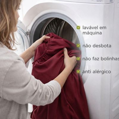 Jogo De Lençol Queen Premium Soft 600 Fios Micropercal Marrom Ponto Palito Toque Macio 4 Peças