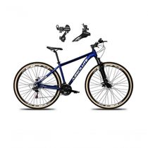 Bicicleta Aro 29 Absolute Nero 5 Alumínio 24v Câmbios Shimano Freio A Disco Mountain Bike Azul 15