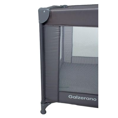 Berço Portátil E Cercadinho Galzerano Basic Cinza