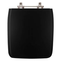 Assento Sanitário Poliester Vila Rica Preto Para Vaso Icasa