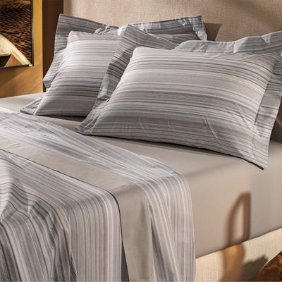 Jogo De Cama King 4 Peças Altenburg Algodão Lux 200 Fios One