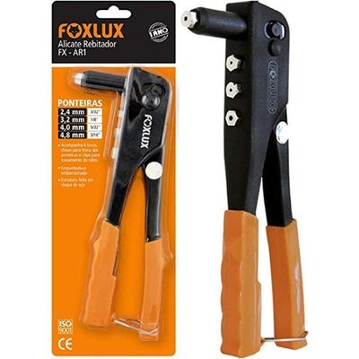 Alicate Rebitador Manual Famastil Ar1 Com 4 Bicos
