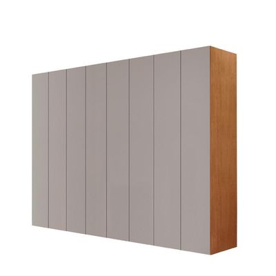 Guarda Roupa Casal Atacama Mdf 8 Pts 8 Gav E 8 Prateleiras Naturalle/off White