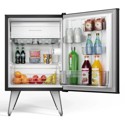 Frigobar Brastemp BRA08ME Retrô 76 Litros Preto 110V