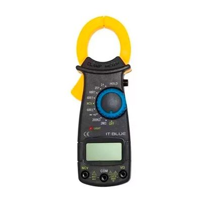 Alicate Amperímetro Digital Com Medição De Temperatura E Teste Completo