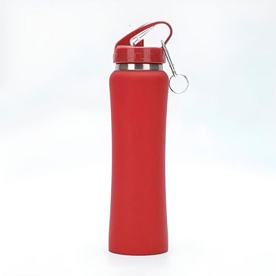 Garrafa Térmica De Bico Canudo Chaveiro 750ml Aço Inox preto