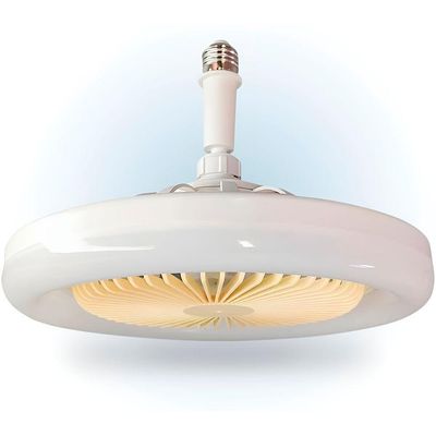 Luminária Ventilador De Teto Luz Led Quarto Sala Iluminação - Silencioso, Moderno E Elegante
