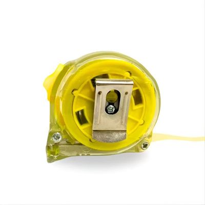 Trena Métrica Manual Com Trava Acrílico Transparente 3m - Gancho Magnético E Alta Durabilidade