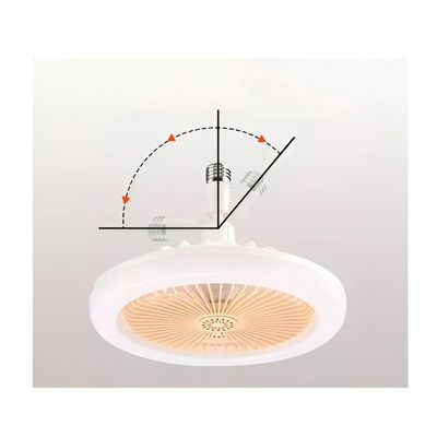 Luminária Ventilador De Teto Luz Led Quarto Sala Iluminação - Silencioso, Moderno E Elegante