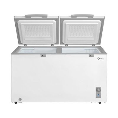 Freezer Horizontal 2 Portas 418L Inverter Branco Midea MDRC564FZD013 Bivolt