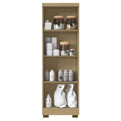 Armário Multiuso 2 Portas New 2000192 Atacama Offf White Com Pés Bronze- Aramóveis
