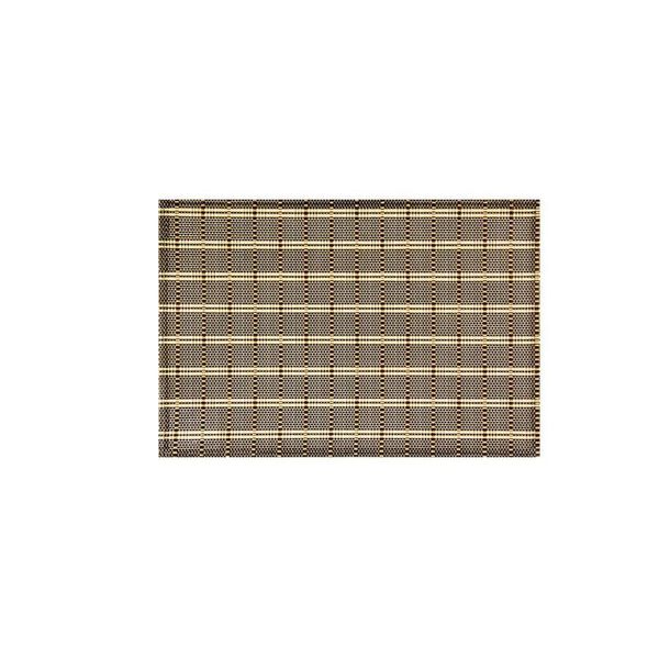 Kit Jogo Americano Textilene Tropical Preto 45x30cm - Uzoo - 4 Uni