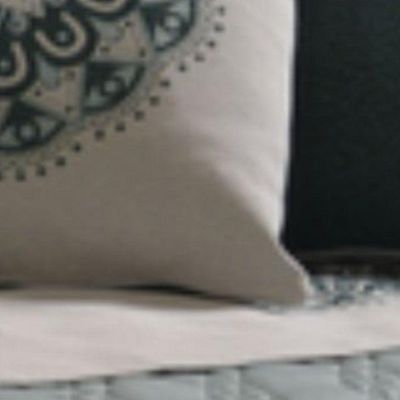 Almofada Decorativa Turin Quadrada Com Refil 58% Algodão / 42% Poliéster - Mandala Verde