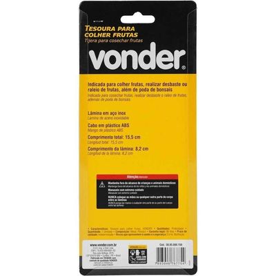 Tesoura Para Colher Frutas, Vonder