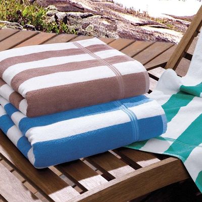 Toalha De Praia Ipanema 450g/m² 01 Peça 1,50m X 80cm 100% Algodão - Azul