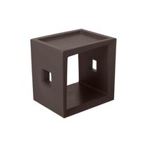 Estante Cubo Tramontina Marrom Café Em Polietileno