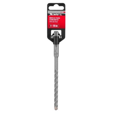 Broca Concreto Sds Plus 8x160mm Ponta Cruz Mtx