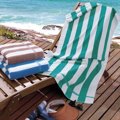 Toalha De Praia Ipanema 450g/m² 01 Peça 1,50m X 80cm 100% Algodão - Verde