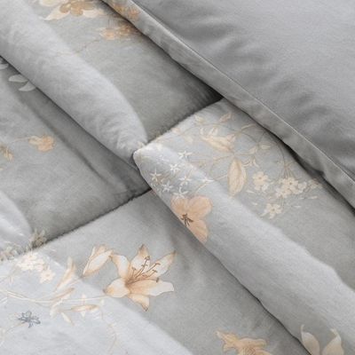 Edredom King Altenburg Cetim 300 Fios Flor De Lírio
