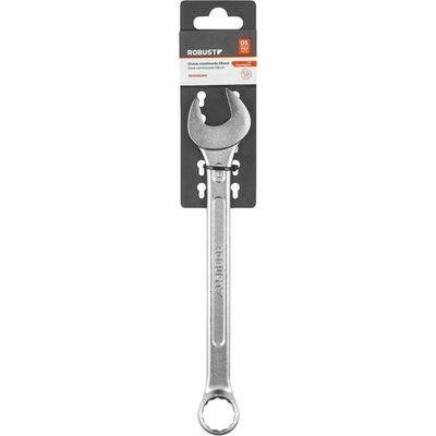Chave Combinada 19 Mm, Aço Especial, Niquelado E Cromado, S09100190 3370041, Robust