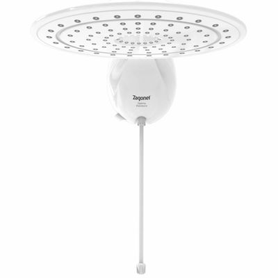 Ducha Eletrônica Optima 7700 Watts 220 Volts Branco Dopel77220br03 Zagonel Ducha 7700w 220v Opti