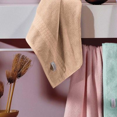 Toalha De Rosto Class Avulsa 01 Peça 80cm X 50cm 100% Algodão Fio Penteado - Rosa