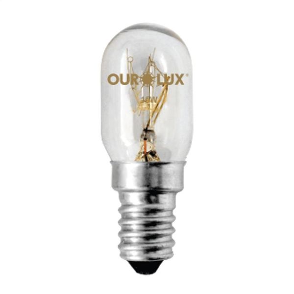 Lâmpada Incandescente Para Microondas E Geladeira 15w 127v E14 02039 Ourolux Lamp.inc.microond