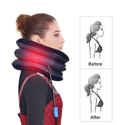 Suporte Pescoco Colar Cervical Almofada Inflavel