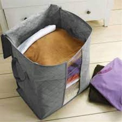 Caixa De Armazenamento Dobrável 50cm Para Cobertor Toalha E Brinquedos