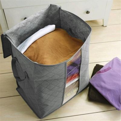 Caixa De Armazenamento Dobrável 50cm Para Cobertor Toalha E Brinquedos