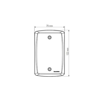 Kit 10 Placas Cega 4x2 Tramontina Lux Branca
