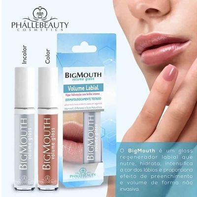 Phállebeauty Big Mouth - Gloss Labial Hidrata E Aumenta O Volume Com Brilho Gold 4ml