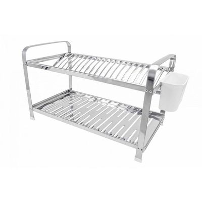 Escorredor 20 Pratos Montado Aço Inox Domum